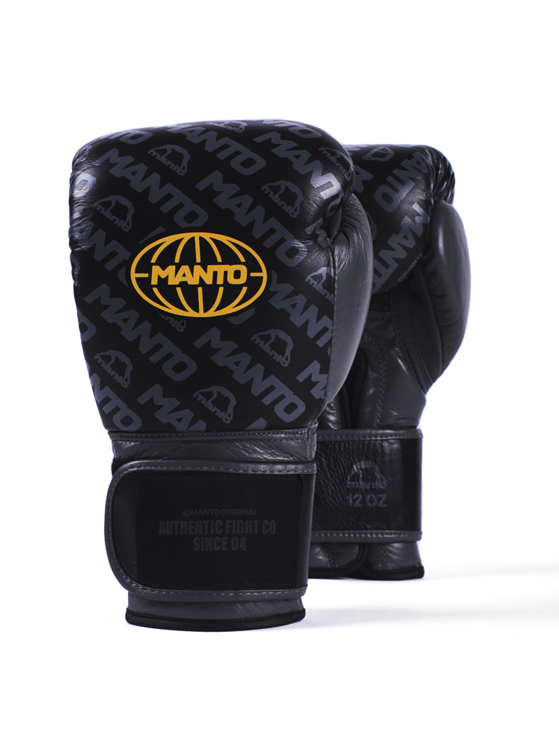 MANTO BOXING GLOVES ACE-BLACK